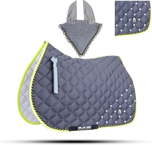 Luxury quilted saddle pad - quilted,